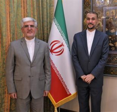 دیدار سفیر جدید جمهوری اسلامی ایران در کره جنوبی با دکتر امیرعبداللهیان