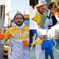 روایت بهرام رادان از حمل مشعل المپیک زمستانی
